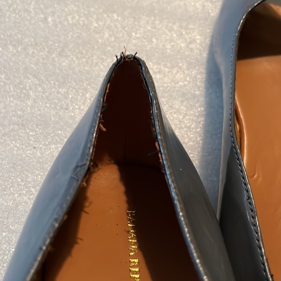Banana Republic Size 8 Gray Peep Toe NWOT flats. - Picture 6 of 9